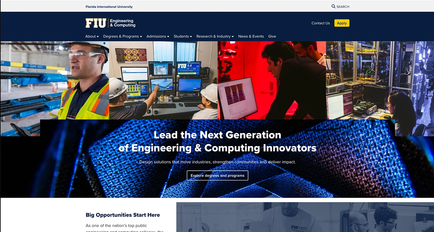 FIU College of Engineering & Computing.